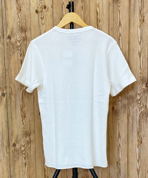 AVIREX（アヴィレックス）の「半袖 サーマル クルーネック Tシャツ デイリーウェア（Tシャツ/カットソー・メンズ・ネイビー/ホワイト/杢グレー/オリーブ/ブラック・2XL/XL/M/L）」の10枚目の写真