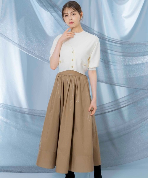 セール】ギャザーデザインフレアスカート（スカート）｜NOELA（ノエラ