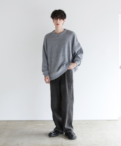 【訳アリ】AG デニムパンツ ストレートMサイズ ヴィンテージ加工 セール】サイドシームヴィンテージ加工ストレートデニム（デニム