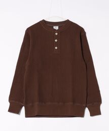 【JEMORGAN / ジェーイーモーガン】ビッグワッフルヘンリーネック