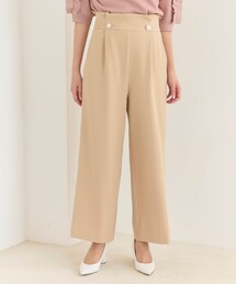 Feroux（フェルゥ）の「【洗える】ウエストタックワイドパンツ（その他パンツ）」