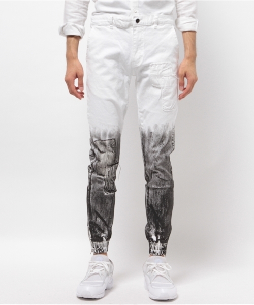 DANKE SCHON（ダンケシェーン）の「DankeSchon/ダンケシェーン/Paint Jogger Pants（その他パンツ・メンズ・ホワイト・SMALL/LARGE/MEDIUM/X-LARGE）」の6枚目の写真