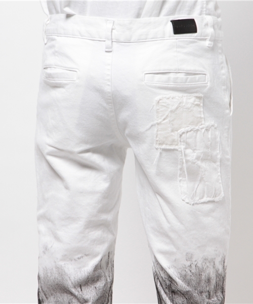 DANKE SCHON（ダンケシェーン）の「DankeSchon/ダンケシェーン/Paint Jogger Pants（その他パンツ・メンズ・ホワイト・SMALL/LARGE/MEDIUM/X-LARGE）」の8枚目の写真