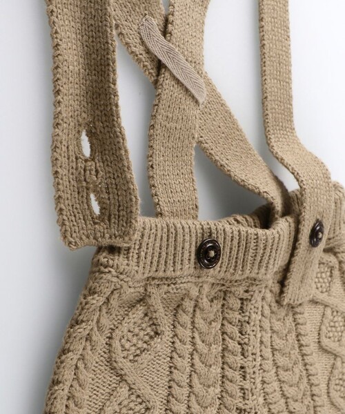 BRANSHES（ブランシェス）の「ニットサロペット＋ボディースーツセット（ロンパース・キッズ・ブラウン/ライトグリーン・80/70）」の11枚目の写真