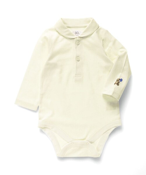 BRANSHES（ブランシェス）の「ニットサロペット＋ボディースーツセット（ロンパース・キッズ・ブラウン/ライトグリーン・80/70）」の18枚目の写真