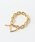 BASICKS�i�x�C�V�b�N�X�j�́u�yBASICKS / �x�C�V�b�N�X�zHEART BRACELET (MEDIUM LINK)�i�u���X���b�g�j�v�b�S�[���h