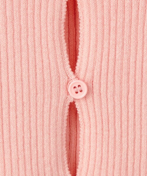 EMMEL REFINES（エメルリファインズ）の「＜EMMEL REFINES＞EM リブボタン コンパクト カーディガン（カーディガン/ボレロ・レディース・ダークグレー/ライトブルー/ライトピンク・FREE）」の16枚目の写真