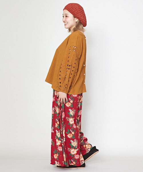 チャイハネ（チャイハネ）の「【チャイハネ】リーヤトップス（その他トップス・レディース・ブラック/マスタード/レッド・FREE）」の4枚目の写真