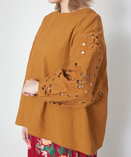 チャイハネ（チャイハネ）の「【チャイハネ】リーヤトップス（その他トップス・レディース・ブラック/マスタード/レッド・FREE）」の13枚目の写真