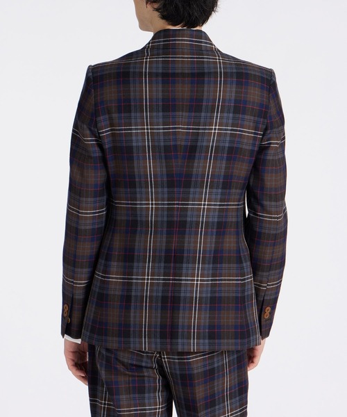 Vivienne Westwood MAN(ヴィヴィアンウエストウッドマン)の「“BRICK TARTAN” 2B ジャケット【249023 2001】(テーラードジャケット・メンズ・ブラウン・44/46/48)」の7枚目の写真