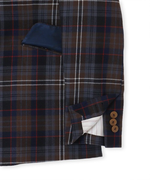 Vivienne Westwood MAN(ヴィヴィアンウエストウッドマン)の「“BRICK TARTAN” 2B ジャケット【249023 2001】(テーラードジャケット・メンズ・ブラウン・44/46/48)」の12枚目の写真