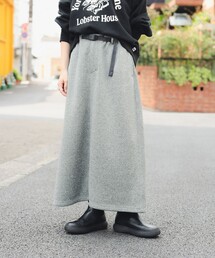 Lee×GRAMICCI(グラミチ) タックフレア ミドルスカート Gramicci（グラミチ）の「【Lee×GRAMICCI(グラミチ)】タック