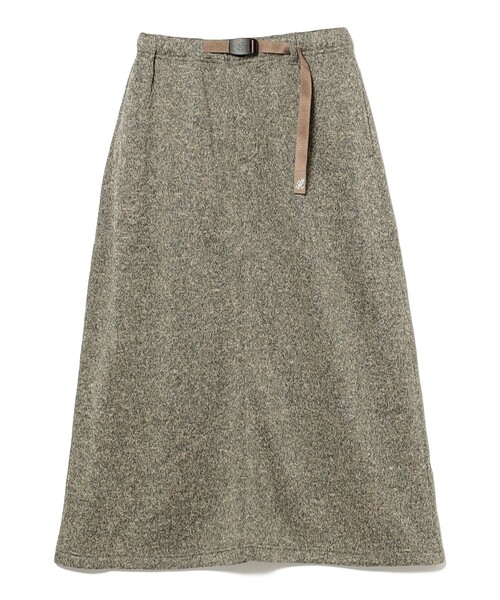 Gramicci（グラミチ）の「【別注】Gramicci / ニット フレア スカート（S～M）（スカート・レディース・ブラック系その他2/ブラック/ヘザーグレー・MEDIUM/SMALL）」の9枚目の写真