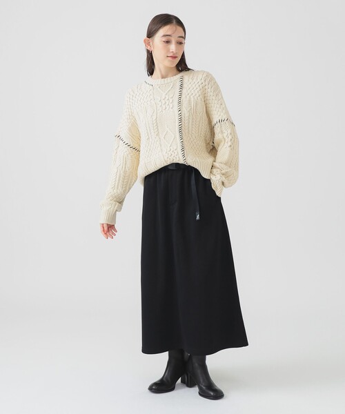 セール】【別注】Gramicci / ニット フレア スカート（S～M