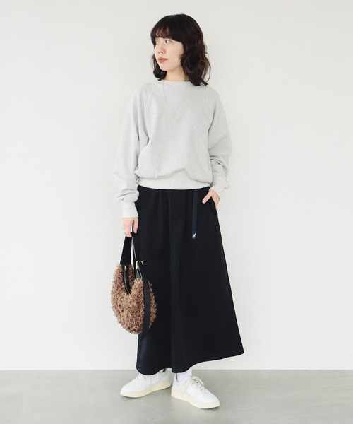 GRAMICCI（グラミチ） ニットフレアスカート / ブラック / Mサイズ GRAMICCI（グラミチ） スカート 「別注」Gramicci / ニット フレア