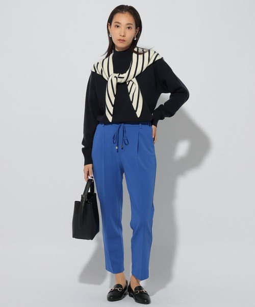 Elura（エルーラ）の「＜レギュラー／低身長サイズ＞サマ見えリラクシーテーパードパンツ/131592（その他パンツ・レディース・ブラック/ブラウン系その他4/ブルー/イエロー/ネイビー/ブルー系その他5/オフホワイト/オレンジ・SMALL/MEDIUM/Ws S/LARGE/Ws M/X-LARGE）」の12枚目の写真