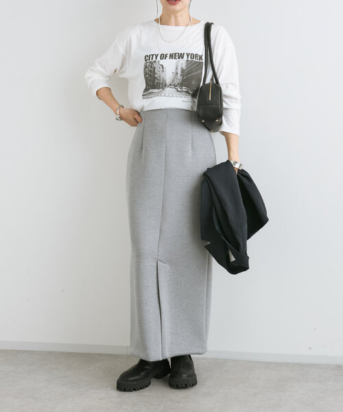 RIVE DROITE(リヴドロワ)の「【コーデのポイントに】NYフォトロンTee(Tシャツ/カットソー・レディース・ホワイト/グレー・FREE)」の17枚目の写真
