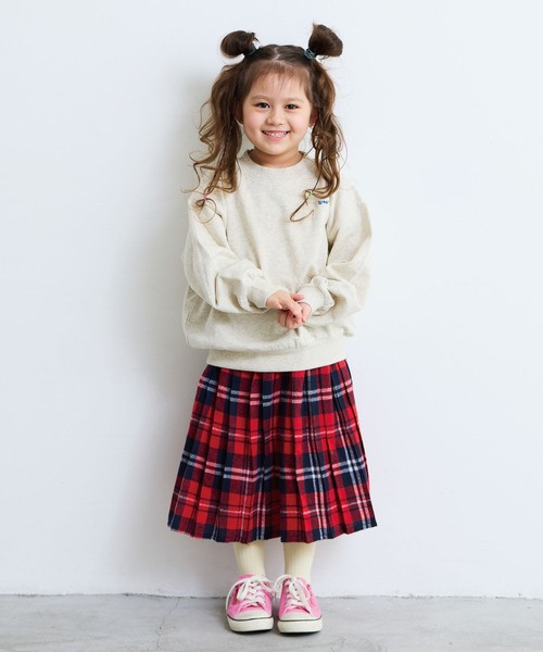 A BOND（アボンド）の「チェックプリーツスカート（スカート・キッズ・パープル/レッド/グリーン・LL/L/M/S）」の16枚目の写真