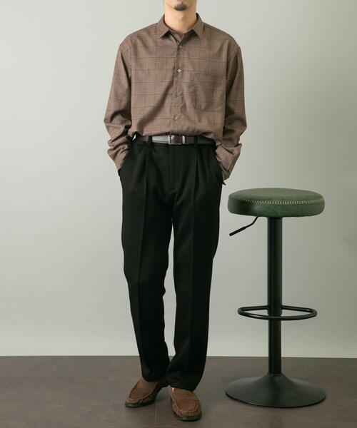 URBAN RESEARCH ROSSO MEN(アーバンリサーチロッソメン)の「『セットアップ対応』ポンチスラックス(その他パンツ・メンズ・ブラック/ネイビー・LARGE/MEDIUM)」の17枚目の写真