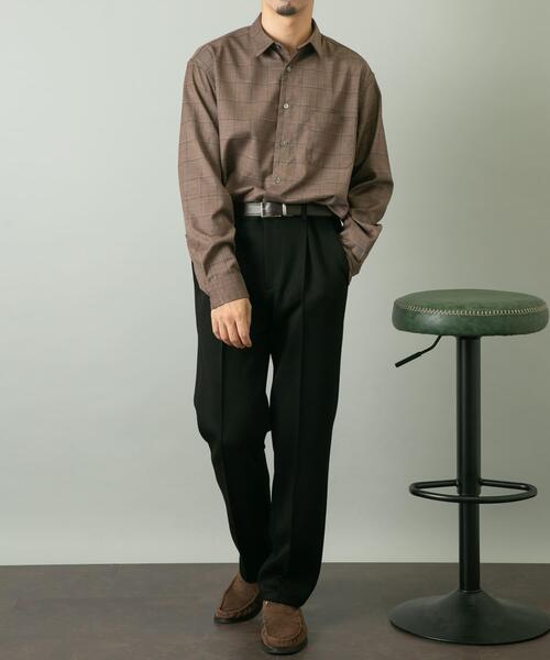 URBAN RESEARCH ROSSO MEN(アーバンリサーチロッソメン)の「『セットアップ対応』ポンチスラックス(その他パンツ・メンズ・ブラック/ネイビー・LARGE/MEDIUM)」の20枚目の写真