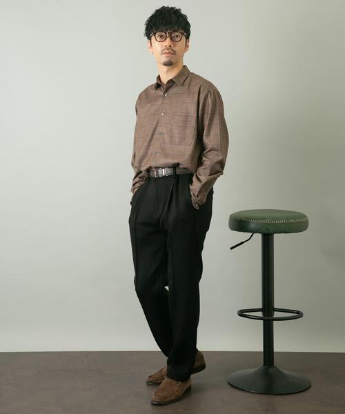 URBAN RESEARCH ROSSO MEN(アーバンリサーチロッソメン)の「『セットアップ対応』ポンチスラックス(その他パンツ・メンズ・ブラック/ネイビー・LARGE/MEDIUM)」の21枚目の写真