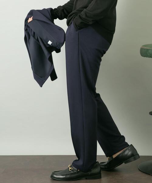 URBAN RESEARCH ROSSO MEN(アーバンリサーチロッソメン)の「『セットアップ対応』ポンチスラックス(その他パンツ・メンズ・ブラック/ネイビー・LARGE/MEDIUM)」の7枚目の写真