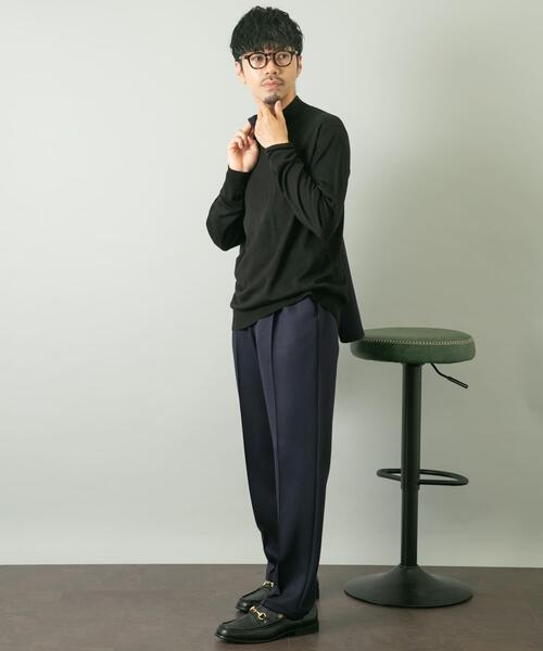 URBAN RESEARCH ROSSO MEN(アーバンリサーチロッソメン)の「『セットアップ対応』ポンチスラックス(その他パンツ・メンズ・ブラック/ネイビー・LARGE/MEDIUM)」の13枚目の写真