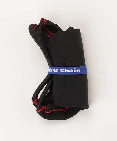 DOUBLE STANDARD CLOTHING(ダブルスタンダードクロージング)の「Ball&Chain / Skateboard bearミニショッピングバッグ(WEB限定)(エコバッグ/サブバッグ・レディース・ブラック・FREE)」の6枚目の写真