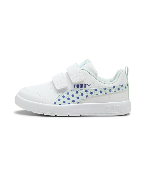 セール】PUMA プーマ ガールズ コートフレックス V3 ドッティ