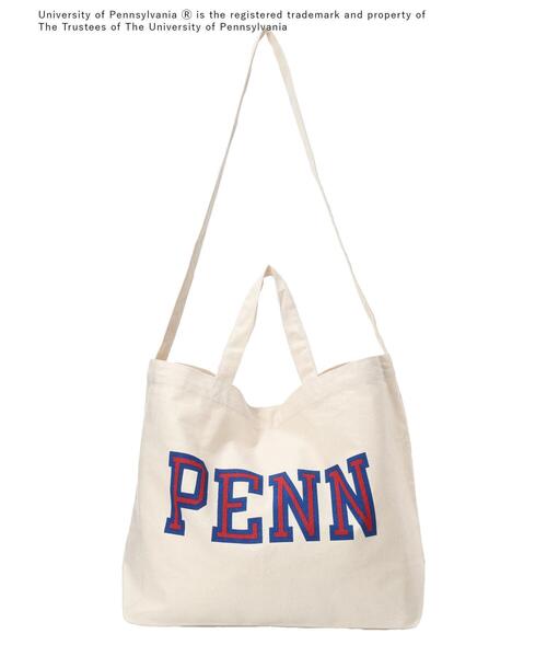 Lugnoncure（ルノンキュール）の「カレッジロゴプリントトートバッグ（ハンドバッグ・レディース・ネイビー/レッド/オフホワイト・F）」の10枚目の写真