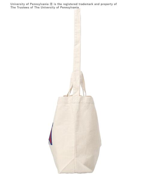 Lugnoncure（ルノンキュール）の「カレッジロゴプリントトートバッグ（ハンドバッグ・レディース・ネイビー/レッド/オフホワイト・F）」の12枚目の写真