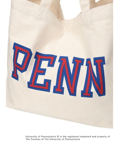 Lugnoncure（ルノンキュール）の「カレッジロゴプリントトートバッグ（ハンドバッグ・レディース・ネイビー/レッド/オフホワイト・F）」の14枚目の写真