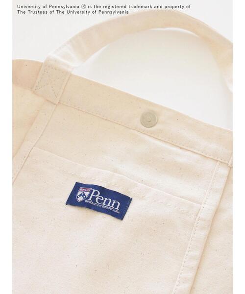 Lugnoncure（ルノンキュール）の「カレッジロゴプリントトートバッグ（ハンドバッグ・レディース・ネイビー/レッド/オフホワイト・F）」の16枚目の写真