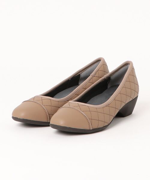 ALL DAY Walk(オールデイウォーク)の「ALL DAY Walk/3cm ヒール スクエアトーパンプス(パンプス・レディース・ブラック/モカ・22.0cm/22.5cm/23.0cm/23.5cm/24.0cm/24.5cm/25.0cm/25.5cm)」の5枚目の写真