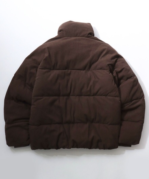   ブラウン ダウンジャケット　コーデュロイ 楽天市場】ダウンジャケット メンズ ショート アウター 防寒
