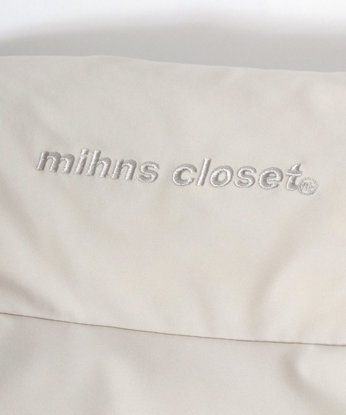 Salong hameu（サロン ハミュー）の「2025AW注目のチェック柄とコーデュロイを追加！別注ワンポイントロゴ刺繍 フェイクダウンジャケット ユニセックス/アウター/パデッドジャケット/パファージャケット/ペディン（ダウンジャケット/コート・メンズ・オフホワイト/セージグリーン/ブラック/ブラウン/ホワイト系その他/ブルー/ブラック系その他/ブルー系その他/ネイビー系1/ベージュ系その他/ブラック系その他2/ブラウン系その他/グレー系その他/ネイビー/ネイビー系2・M/L/LL/S）」の22枚目の写真