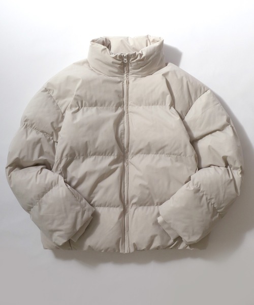 Salong hameu（サロン ハミュー）の「2025AW注目のチェック柄とコーデュロイを追加！別注ワンポイントロゴ刺繍 フェイクダウンジャケット ユニセックス/アウター/パデッドジャケット/パファージャケット/ペディン（ダウンジャケット/コート・メンズ・オフホワイト/セージグリーン/ブラック/ブラウン/ホワイト系その他/ブルー/ブラック系その他/ブルー系その他/ネイビー系1/ベージュ系その他/ブラック系その他2/ブラウン系その他/グレー系その他/ネイビー/ネイビー系2・M/L/LL/S）」の19枚目の写真