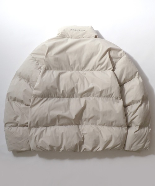 Salong hameu（サロン ハミュー）の「2025AW注目のチェック柄とコーデュロイを追加！別注ワンポイントロゴ刺繍 フェイクダウンジャケット ユニセックス/アウター/パデッドジャケット/パファージャケット/ペディン（ダウンジャケット/コート・メンズ・オフホワイト/セージグリーン/ブラック/ブラウン/ホワイト系その他/ブルー/ブラック系その他/ブルー系その他/ネイビー系1/ベージュ系その他/ブラック系その他2/ブラウン系その他/グレー系その他/ネイビー/ネイビー系2・M/L/LL/S）」の20枚目の写真