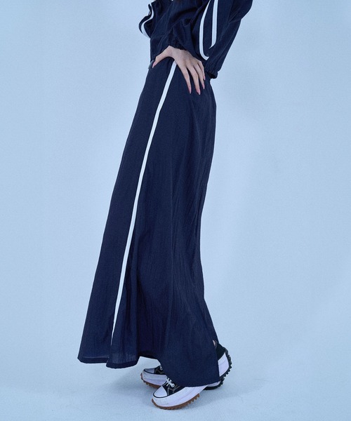 Nora Lily elle(ノラリリーエル)の「【Nora Lily】「elle」Sheer Track Skirt(スカート・レディース・ライトグレー/ピンク/ネイビー・FREE)」の18枚目の写真