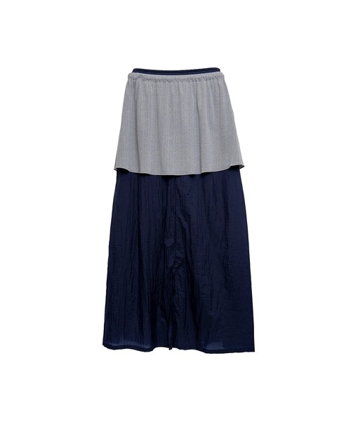 Nora Lily elle(ノラリリーエル)の「【Nora Lily】「elle」Sheer Track Skirt(スカート・レディース・ライトグレー/ピンク/ネイビー・FREE)」の14枚目の写真