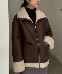 CE'E_SE'E | リバーシブルフェイクムートンコート(ムートンコート)