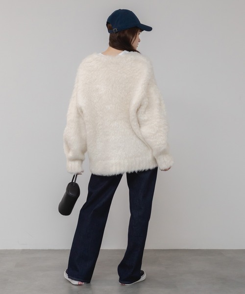 大人気！HIT ITEM！】【新色追加】《hideka select》シャギーニット