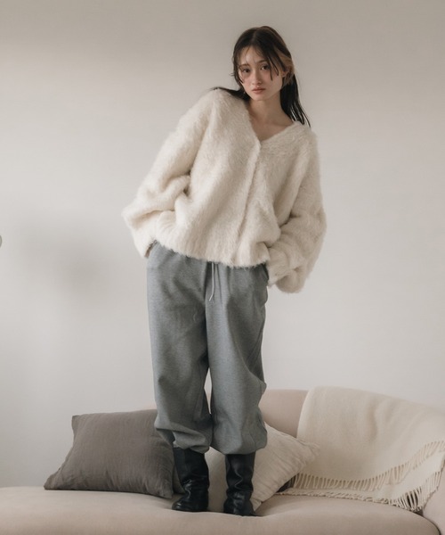 大人気！HIT ITEM！】【新色追加】《hideka select》シャギーニット