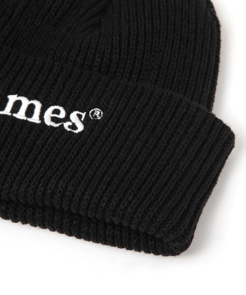 AMESWORLDWIDE（アメスワールドワイド）の「【UNISEX】AMES WORLDWIDE／カラーロゴビーニー（ニットキャップ/ビーニー・レディース・ホワイト/ブラック・FREE）」の8枚目の写真