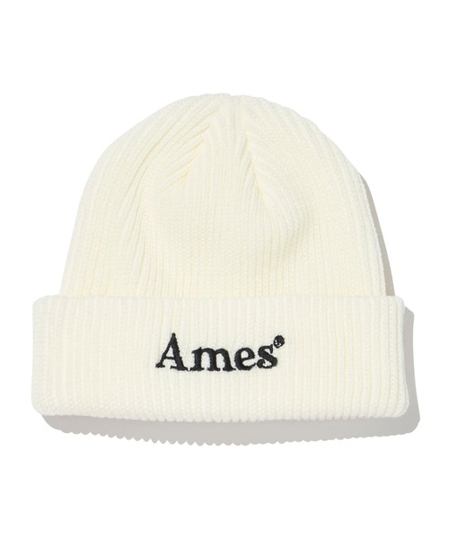 AMESWORLDWIDE（アメスワールドワイド）の「【UNISEX】AMES WORLDWIDE／カラーロゴビーニー（ニットキャップ/ビーニー・レディース・ホワイト/ブラック・FREE）」の19枚目の写真