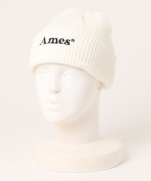 AMESWORLDWIDE（アメスワールドワイド）の「【UNISEX】AMES WORLDWIDE／カラーロゴビーニー（ニットキャップ/ビーニー・レディース・ホワイト/ブラック・FREE）」の16枚目の写真