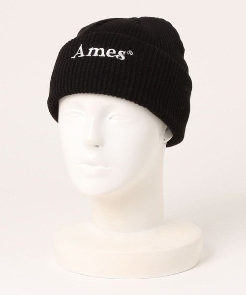 AMESWORLDWIDE（アメスワールドワイド）の「【UNISEX】AMES WORLDWIDE／カラーロゴビーニー（ニットキャップ/ビーニー・レディース・ホワイト/ブラック・FREE）」の17枚目の写真