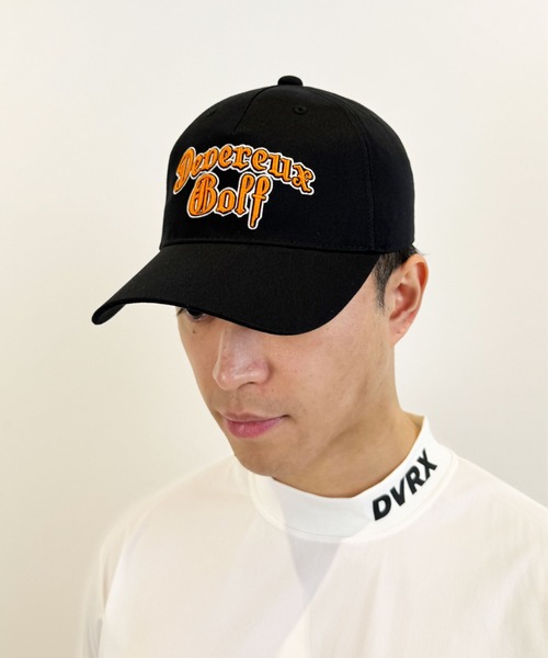 セール】DEVEREUX GOLF｜デヴァローゴルフのキャップ（ブラック/黒色系