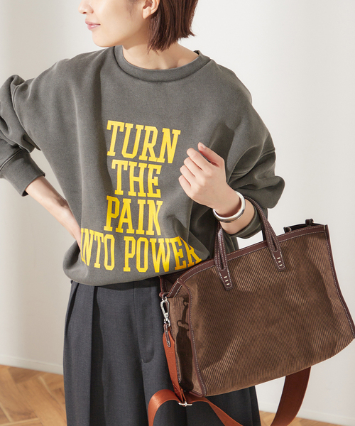 レサージュ 【MICKEY】スウェットプルオーバー グレー journal