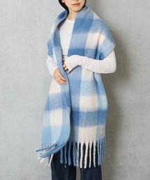 Actually | ブークレブロックチェックストール(ストール/ショール)